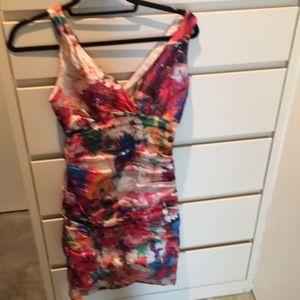 NICOLE MILLER FLORAL DRESS